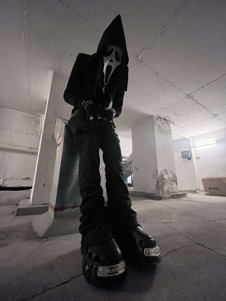 GHOST FACE / SCREAM — Máscara con capucha