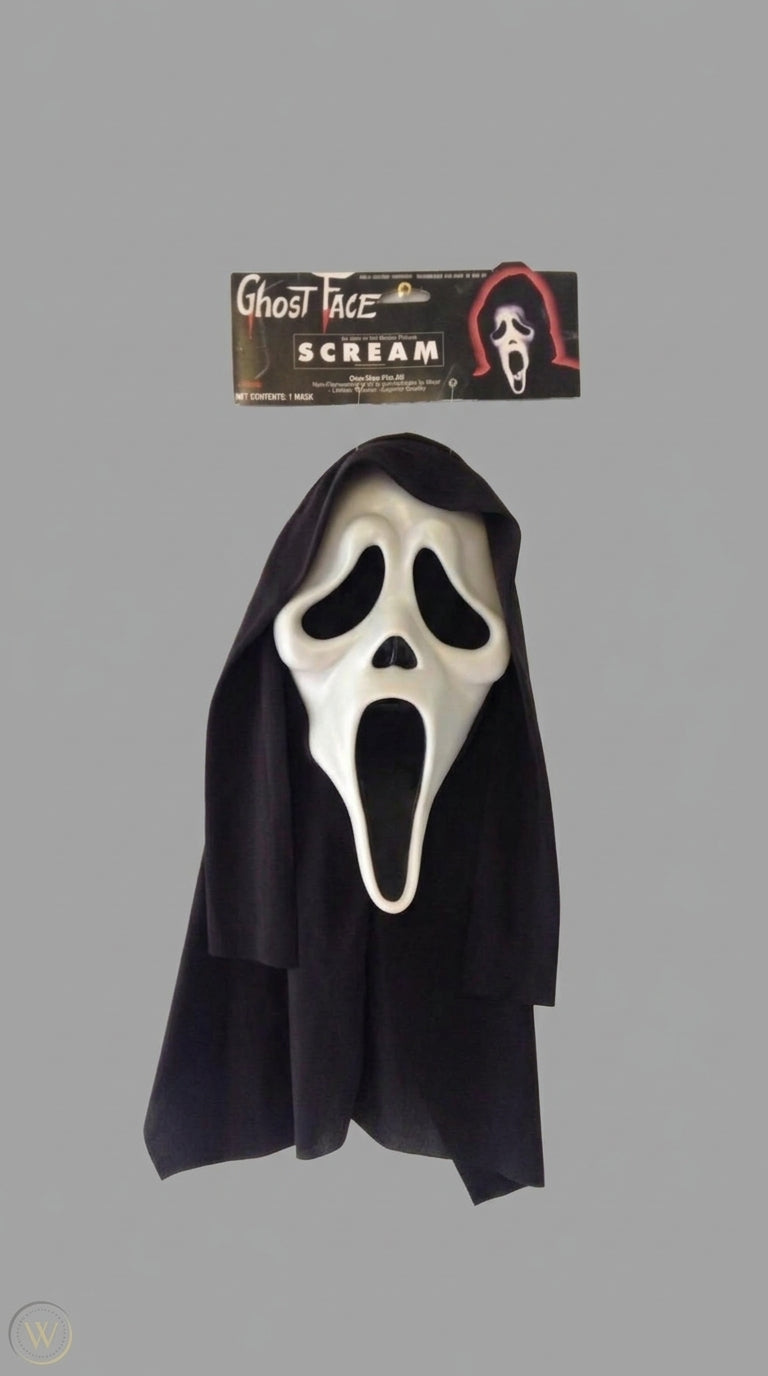 GHOST FACE / SCREAM — Máscara con capucha